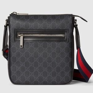 Gucci Messenger Bag GG Supreme Unisex Crossbody or Shoulder